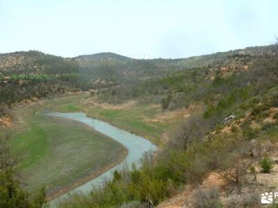 Meandros Río Tajo–Reto Senderista;embalse del villar sierra del sueve cueva del reguerillo tetas 